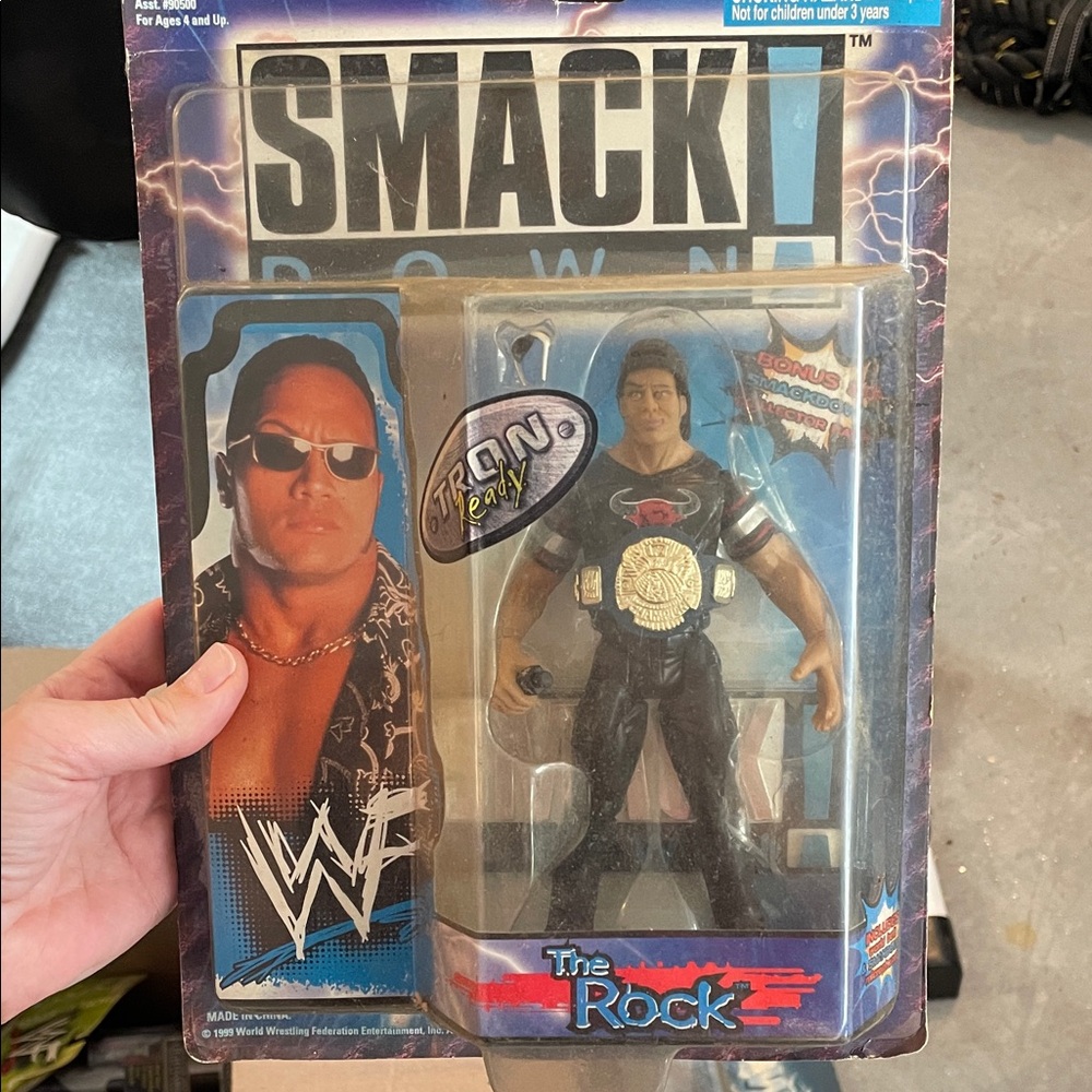 WWE The Rock SmackDown Figure with Black Attire